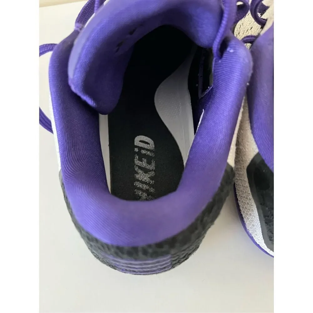 Nike Kobe XI Elite Low ID Lakers purple and white Rare 903710-991 Mens Size10